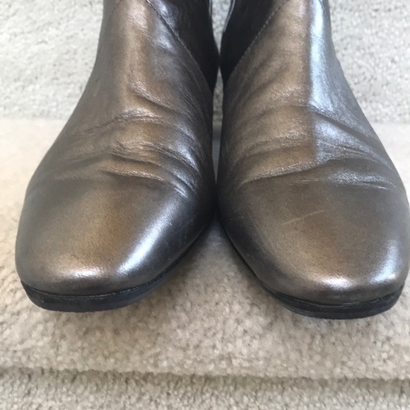 Robert Clergerie Silver Metallic Ankle Boots - Picture 4 of 16
